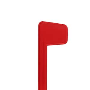 Replacement Plastic Flag Kit, Red