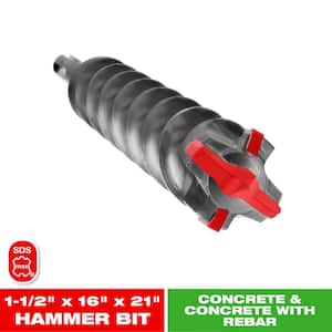 MULTI BEEDEN BD STUDS DAMAGE CAP 1076⑤ SPLINE Carbide JET-HEAD Tipped Concrete and Masonry Drill