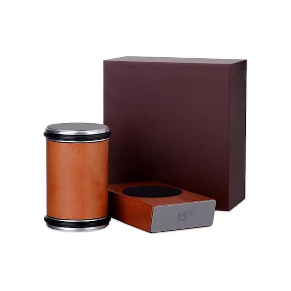 5.24 in. Diamond-Grit Ceramic Disc Whetstone with 15° 20° Magnetic Angles Rolling Knife Sharpener Kit Gift