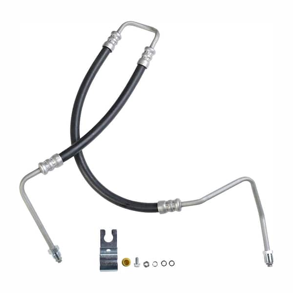 Sunsong Power Steering Pressure Line Hose Assembly - To Gear From Hydraulic Fan Motor