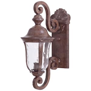 Ardmore 1-Light Vintage Rust Outdoor Wall Lantern Sconce