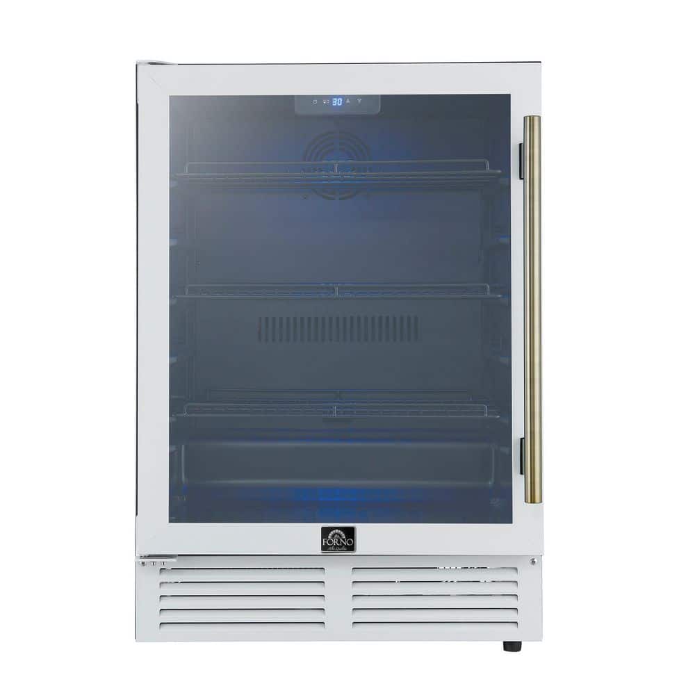 Frescolino 24 Inch Beverage Cooler, White with Antique Brass Handles price history on PriceWatchPro