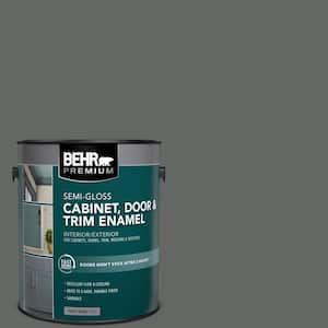 1 gal. #PPU25-02 Black Locust Semi-Gloss Enamel Interior/Exterior Cabinet, Door & Trim Paint