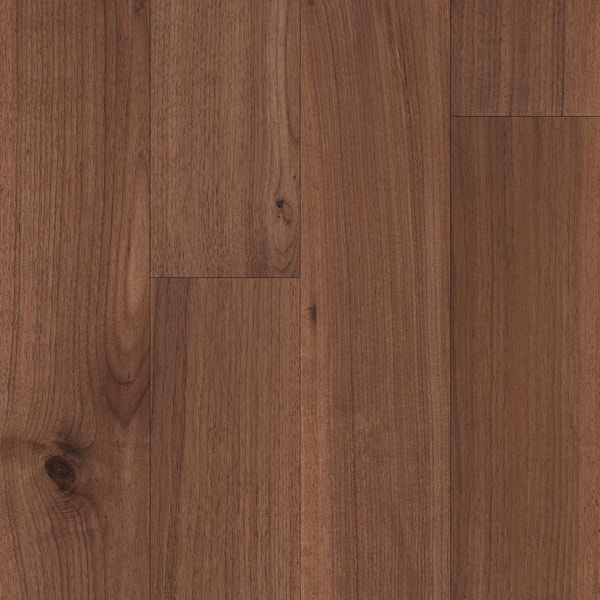 Take Home Sample - Vanet Lane Walnut Waterproof Hand Scraped Engineered Hardwood Flooring