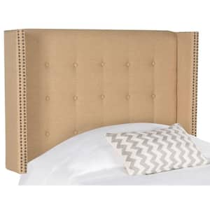 Keegan Beige Twin Upholstered Headboard