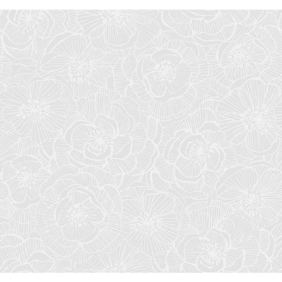 Seabrook Designs Couture Leaf Metallic Pearl Paper Strippable Roll ...