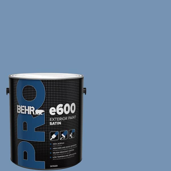 1 gal. #580D-5 Ocean Ridge Satin Exterior Paint