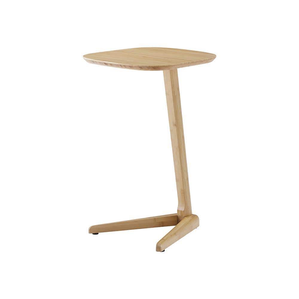 Ryan 17 in. Wheat Solid Bamboo Modern Side Table for Small Spaces price history on PriceWatchPro