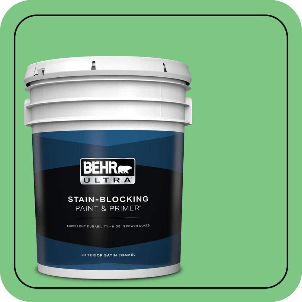5 gal. #P390-5 Garden Stroll Satin Enamel Exterior Paint & Primer price history on PriceWatchPro