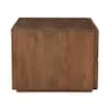 Side view of the Wilder Brown 2-drawer nightstand.