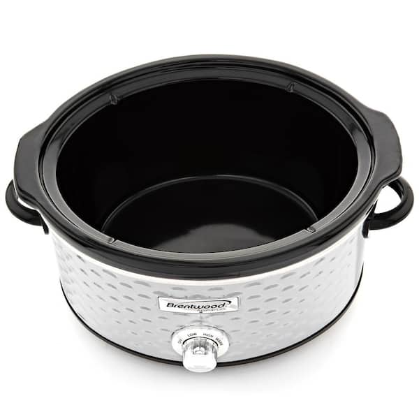 Brentwood Stainless Steel 1.9 Quart Electric Hot Pot Cooker And