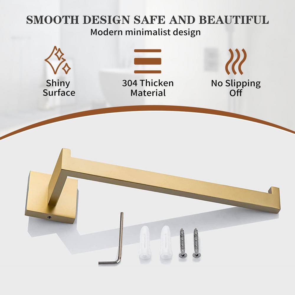 Brushed Gold 24-Inch Metal Bathroom Hardware Set