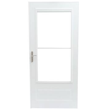 Partial View 3/4 Light Storm Door