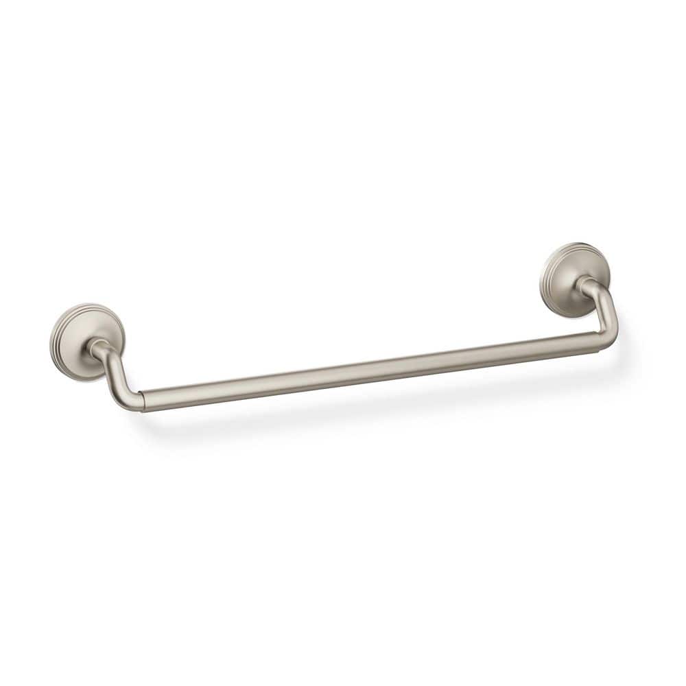 Paces 18 in. Wall Mounted Towel Bar in Vibrant Brushed Nickel
