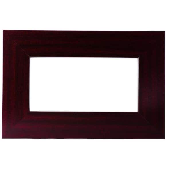 Dronish Mahogany 60 in. W x 36 in. H DIY Mirror Frames Kit