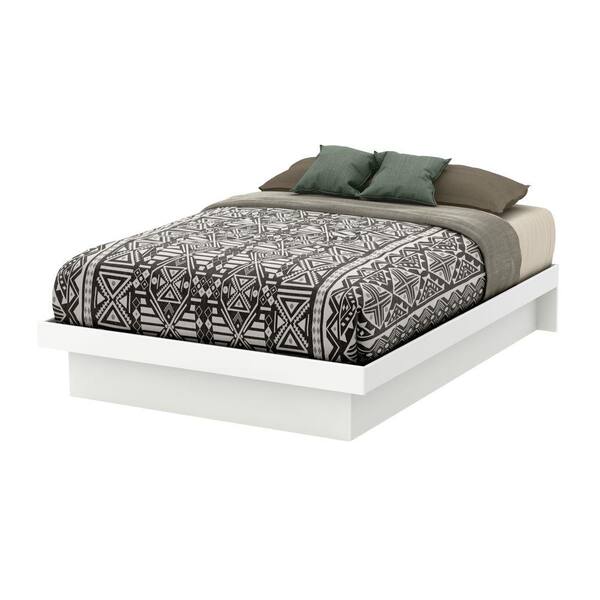 South Shore Basic Full-Size Platform Bed in Pure White