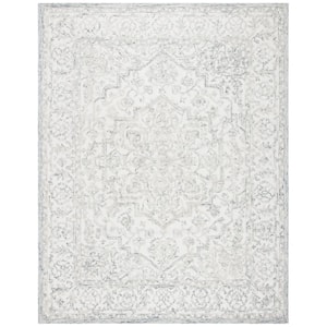 Trace Ivory/Charcoal 8 ft. x 10 ft. High-Low Area Rug