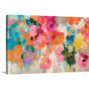 "Colorful Garden I Crop" by Silvia Vassileva Canvas Wall Art