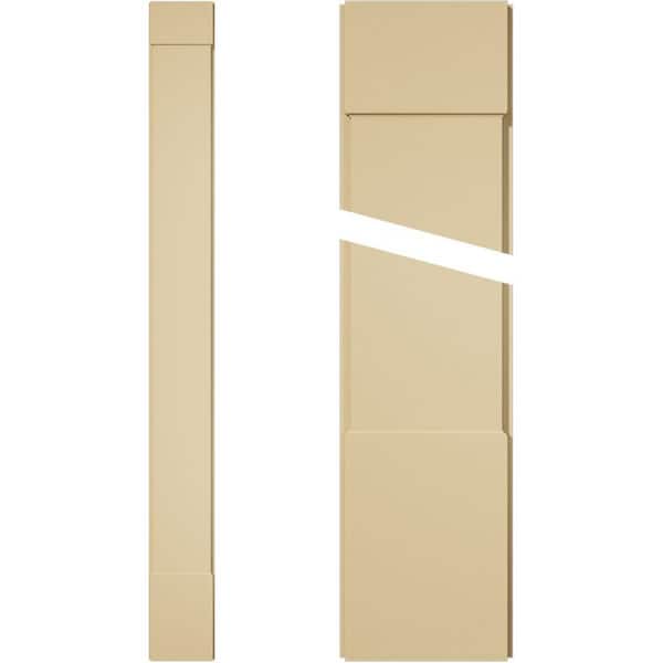 Ekena Millwork 2 in. D x 12 in. W x 120 in. L Primed Polyurethane Pilaster 1- Pack