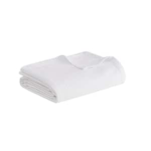 Gauze White Full/Queen 100% Cotton Lightweight Blanket
