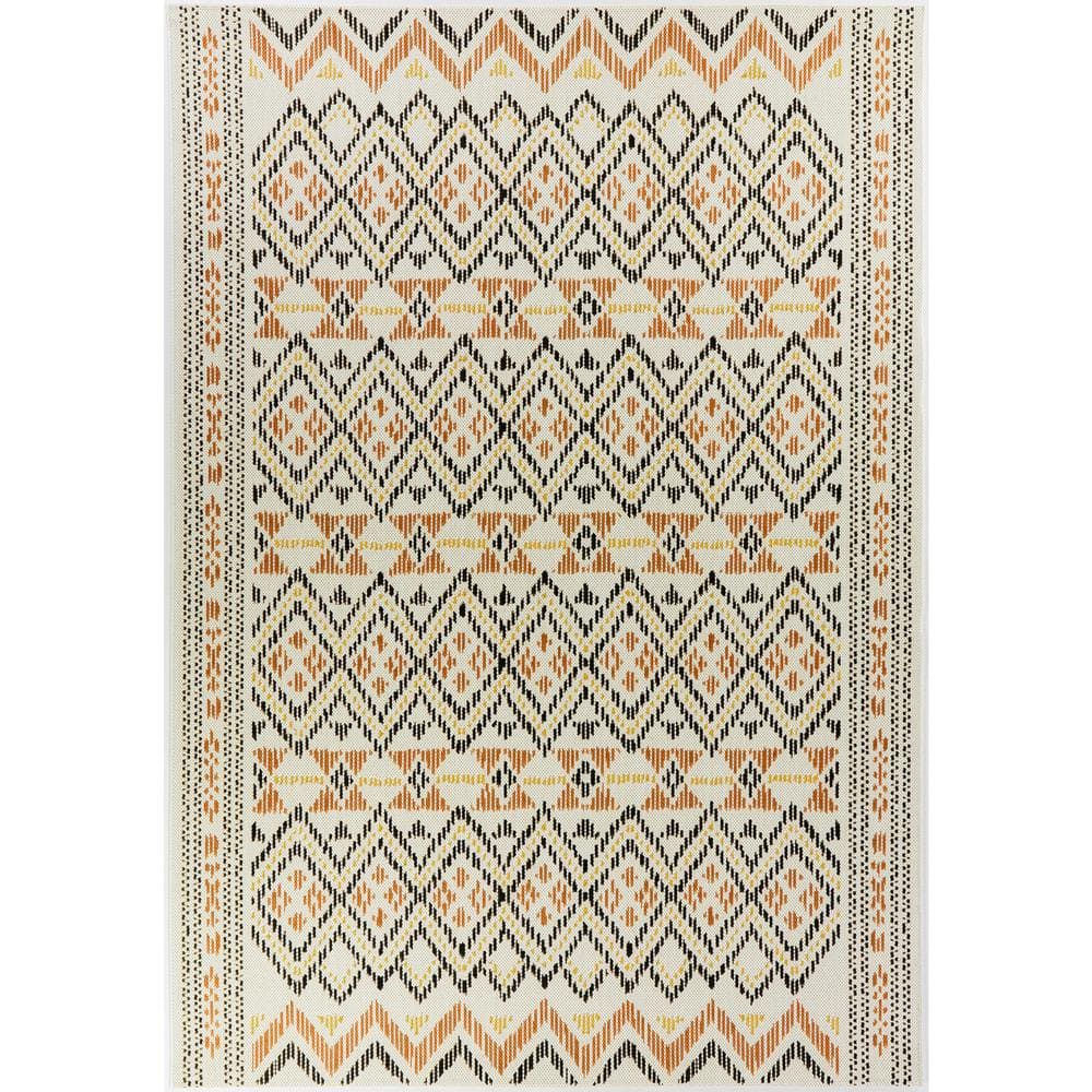Grisham Burnt Orange 5 ft. x 7 ft. Diamond Indoor/Outdoor Area Rug -  BALTA, 3009907