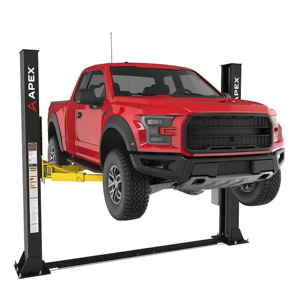 AL9LC 9,000 lb. Bi-Symmetric Floorplate 2-Post Car Lift for Low Ceilings, 220-Volt 1-Phase