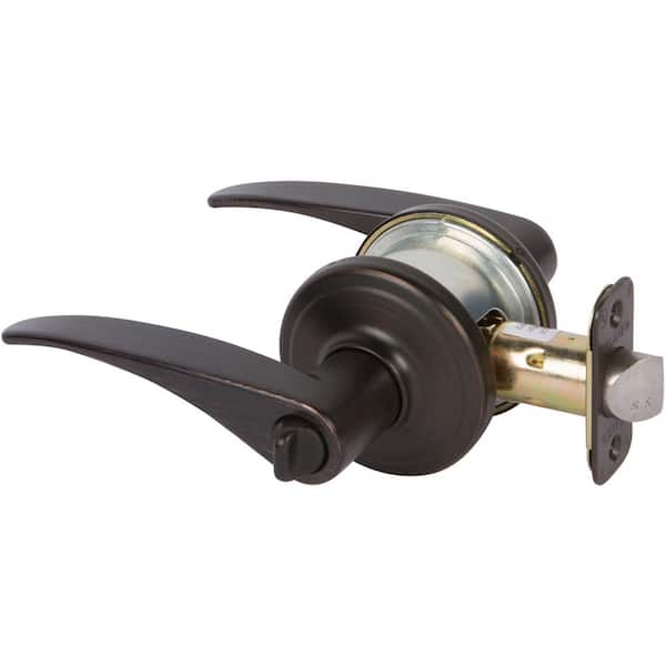 DELANEY HARDWARE Tuscany Bronze Grade 2 Mircet Privacy (Bed/Bath) Door Lever