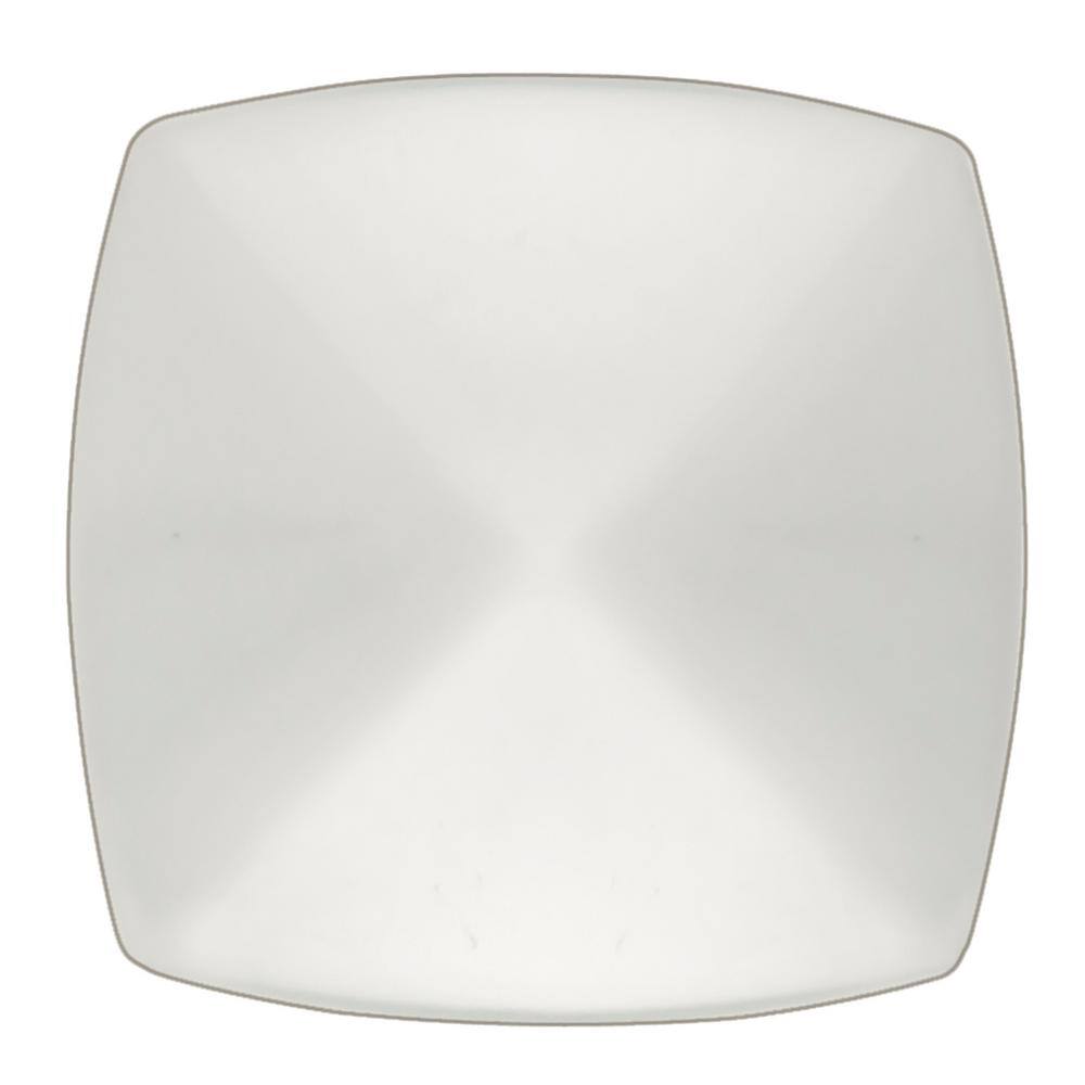 Chrome Square Modern Knob with Mounting Hardware