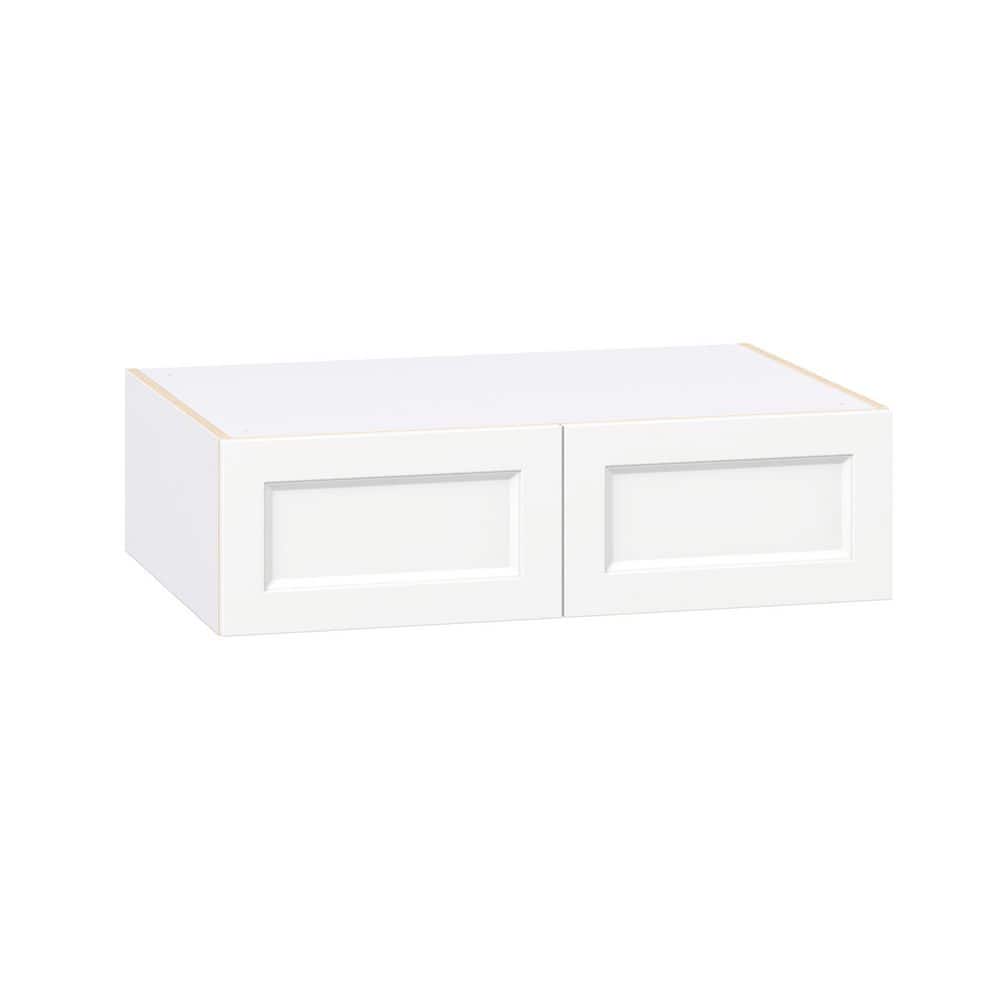 Laramie 36 in. W x 24 in. D x 10 in. H Assembled Wall Bridge Kitchen Cabinet in Painted Bright White price history on PriceWatchPro