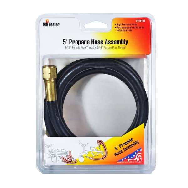 5 ft. Propane Hose Assembly with 9/16 in. LHFT Ends