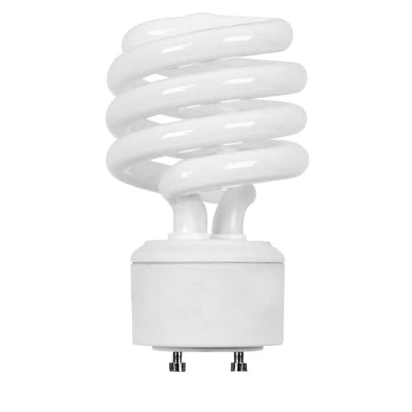 Feit Electric 100-Watt Equivalent T3 Spiral Non-Dimmable GU24 Base CFL Compact Fluorescent Light Bulb, Daylight 6500K