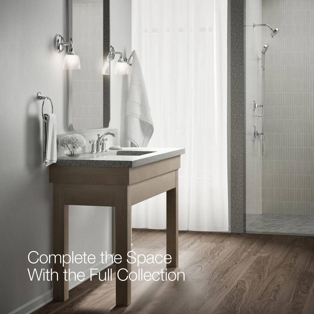 Elliston Classic Polished Chrome 8" Widespread Bathroom Faucet