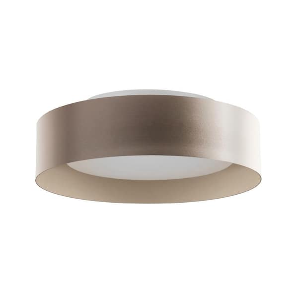 Bromi Design Lynch 15.75 in. 3-Light Champagne Flush Mount Ceiling Light