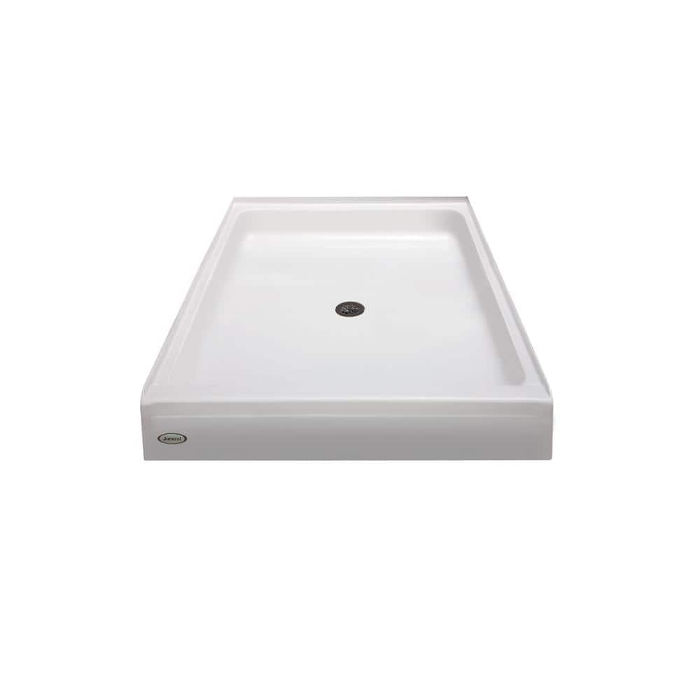 UPC 731352231223 product image for 36 in. x 42 in. Center Drain 6 in. Shower Base in White | upcitemdb.com