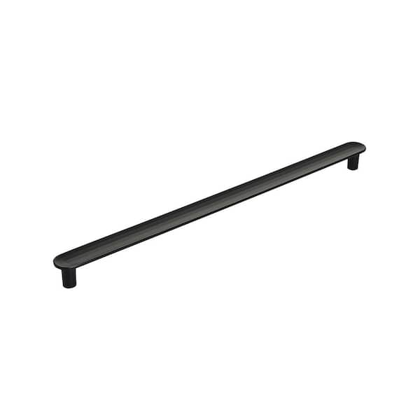 Concentric 10-1/16 in. (256mm) Modern Matte Black Bar Cabinet Pull