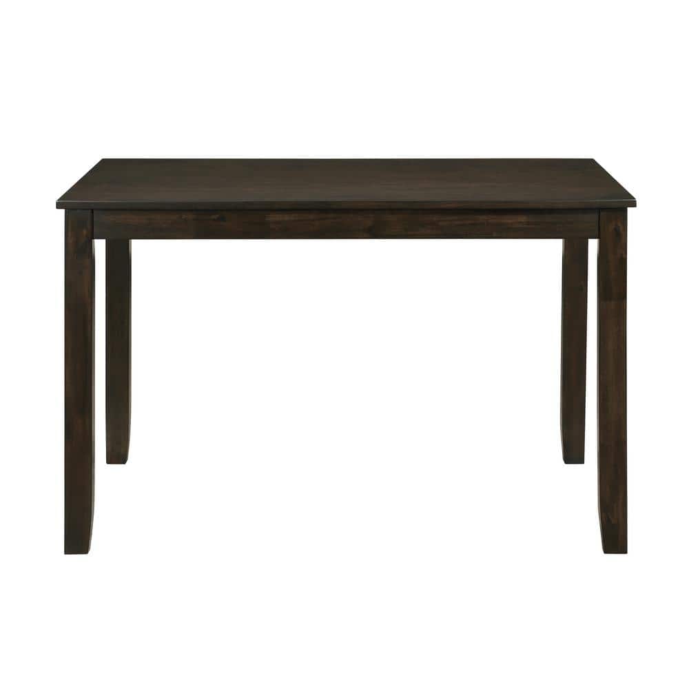 Trellis Brown Solid Wood 5-Piece Rectangular Dining Set