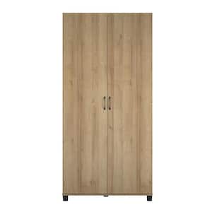 Lory 35.68 in. W Wood Closet System, Natural