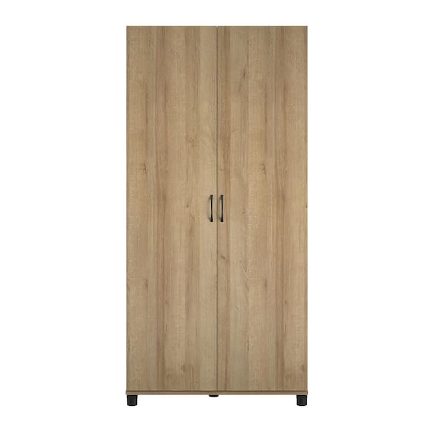 SystemBuild Evolution Lory 35.68 in. W Wood Closet System, Natural