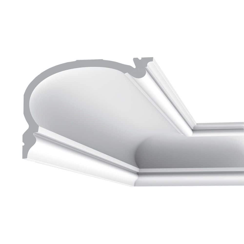 Primed White Polyurethane Crown Moulding Set of 10