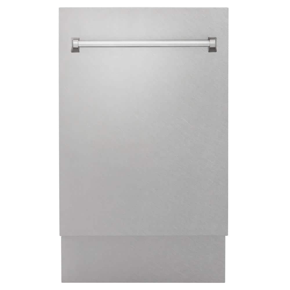18 in. Tallac Series 3rd Rack Top Control Dishwasher with Satin Stainless Steel Panel and Stainless Steel Tub