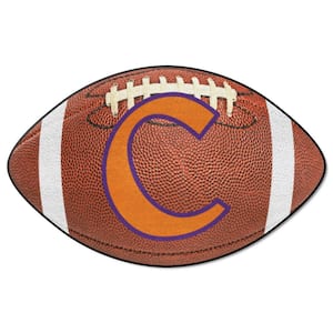 Clemson Tigers Brown 2 ft. x 3 ft. Football Area Rug