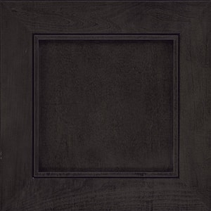 Carter 14 5/8 x 14 5/8 in. Dark Brown Cabinet Door Sample in Slate