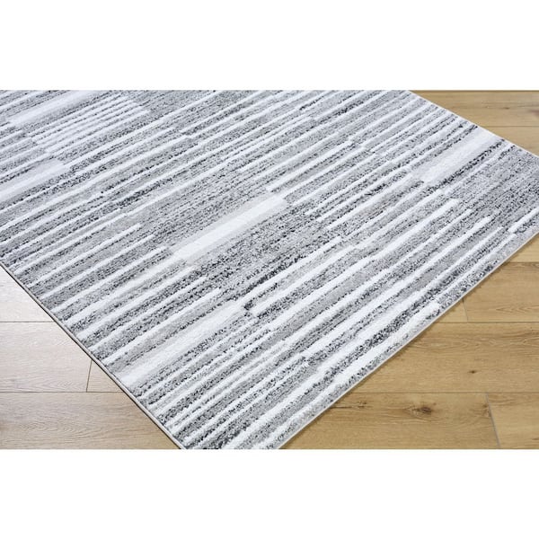 Andorra Plus Medium Grey 2 ft. x 3 ft. Modern Indoor Area Rug