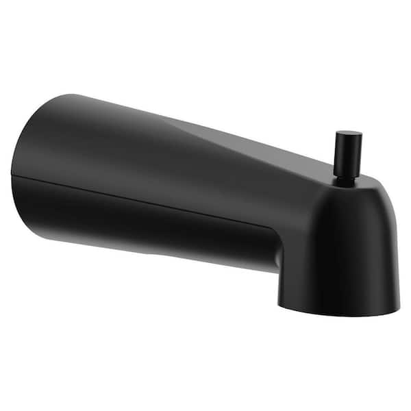Tub Spout with Diverter in Matte Black