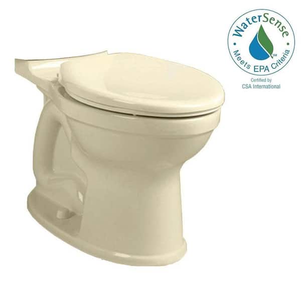 Bowl Only American Standard 3225.016.021 Champion Right Height Elongated Toilet Bowl with Bolt Caps Bone 3225016.021 