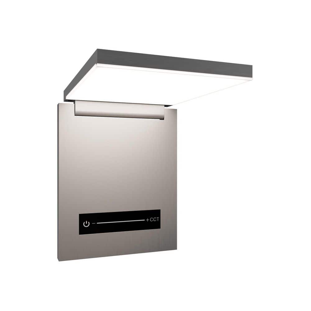 Flapp 1 Light Brushed Nickel Hardwired Swing Arm Wall Lamp for Bedroom and Foyer price history on PriceWatchPro