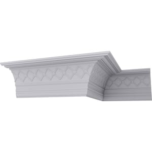 SAMPLE - 16-3/8 in. x 12 in. x 18-1/4 in. Polyurethane Brightton Crown Moulding