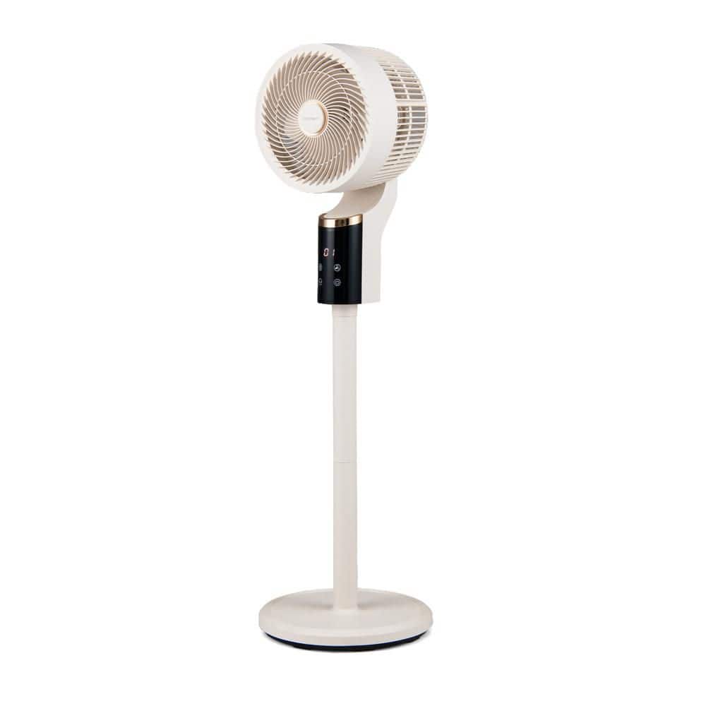 Pedestal Fan for Bedroom, Compact Oscillating Standing Fan with 70° Oscillation White price history on PriceWatchPro
