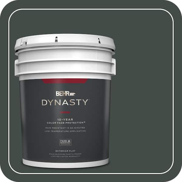 BEHR DYNASTY 5 gal. Home Decorators Collection #HDC-CL-21 Sporting Green Flat Exterior Stain-Blocking Paint & Primer
