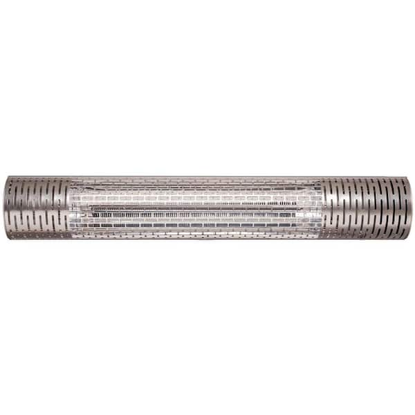 Hanover 30.7 in. 1500-Watt Infrared Electric Patio Heater with Remote Control in Silver